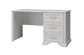 Стол письменный Грация белый (БМ) в Верхней Салде - verhnyaya-salda.mebel-e96.ru