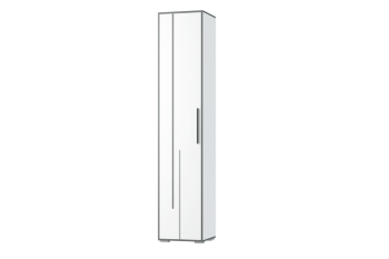 Шкаф 1 дв. Грей (УНИ) (МЛК) в Верхней Салде - verhnyaya-salda.mebel-e96.ru