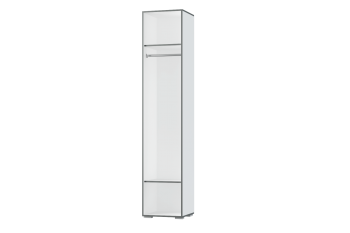 Шкаф 1 дв. Грей (УНИ) (МЛК) в Верхней Салде - verhnyaya-salda.mebel-e96.ru
