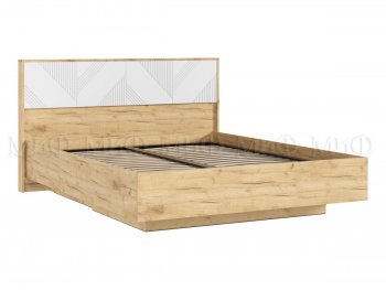 Кровать парящая Ирис крафт/белый (Миф) в Верхней Салде - verhnyaya-salda.mebel-e96.ru | фото