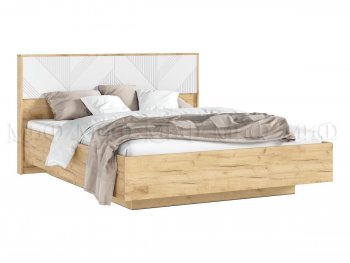 Кровать парящая Ирис крафт/белый (Миф) в Верхней Салде - verhnyaya-salda.mebel-e96.ru