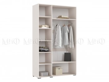 Шкаф 1350 мм Ирис с антресолью, кашемир (Миф) в Верхней Салде - verhnyaya-salda.mebel-e96.ru