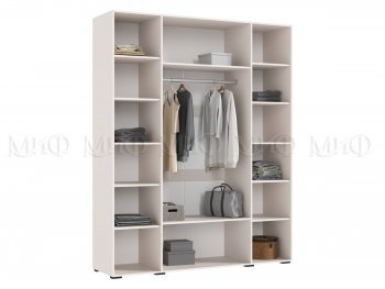 Шкаф 1800 мм Ирис с антресолью кашемир (Миф) в Верхней Салде - verhnyaya-salda.mebel-e96.ru