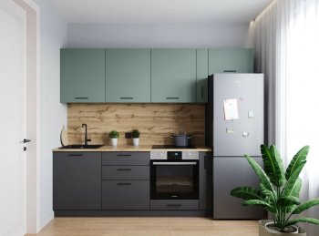 Кухонный гарнитур Изумруд 2550 мм (Санвут) в Верхней Салде - verhnyaya-salda.mebel-e96.ru