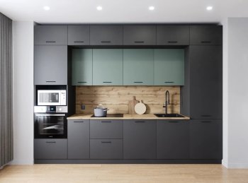 Кухонный гарнитур Изумруд 3400 мм (Санвут) в Верхней Салде - verhnyaya-salda.mebel-e96.ru