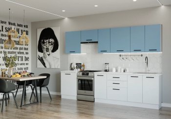 Кухонный гарнитур Капри 3000 мм ЛДСП/МДФ (Санвут) в Верхней Салде - verhnyaya-salda.mebel-e96.ru