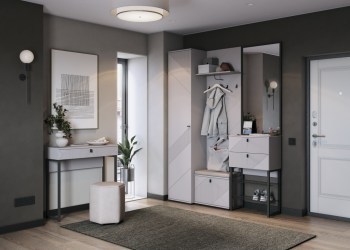 Прихожая Кашемир модульная (МЛК) в Верхней Салде - verhnyaya-salda.mebel-e96.ru