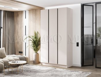 Шкаф 1200 мм 3-х ств. Келвин кашемир (Миф) в Верхней Салде - verhnyaya-salda.mebel-e96.ru
