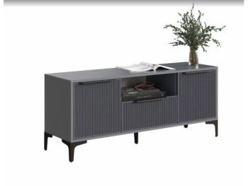 Тумба ТВ на 1350 Кимберли графит (Handis) в Верхней Салде - verhnyaya-salda.mebel-e96.ru | фото