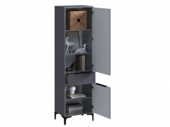 Пенал 550 мм Кимберли графит (Handis) в Верхней Салде - verhnyaya-salda.mebel-e96.ru