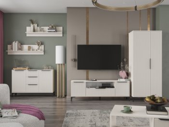 Стенка Кимберли кашемир, модульная (Handis) в Верхней Салде - verhnyaya-salda.mebel-e96.ru