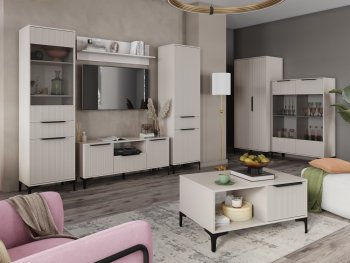 Стенка Кимберли кашемир, модульная (Handis) в Верхней Салде - verhnyaya-salda.mebel-e96.ru