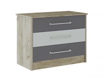 Комод Колибри Лофт серый (Текс) в Верхней Салде - verhnyaya-salda.mebel-e96.ru
