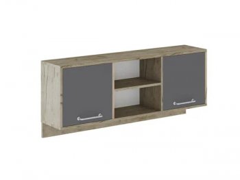 Навесная секция Колибри Лофт серый (Текс) в Верхней Салде - verhnyaya-salda.mebel-e96.ru | фото
