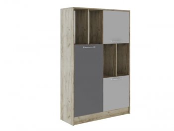 Пенал малый Колибри Лофт серый (Текс) в Верхней Салде - verhnyaya-salda.mebel-e96.ru