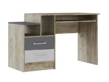 Стол письменный Колибри Лофт серый (Текс) в Верхней Салде - verhnyaya-salda.mebel-e96.ru