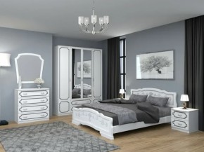 Комод 4 ящ. ЛАК Белый жемчуг (БМ) в Верхней Салде - verhnyaya-salda.mebel-e96.ru