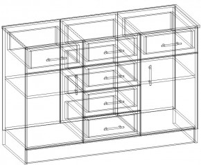 Комод К1200 2Д серия София в Верхней Салде - verhnyaya-salda.mebel-e96.ru