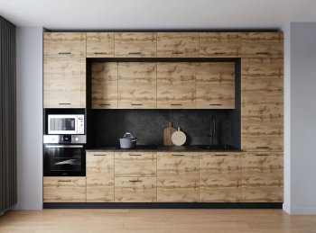 Кухонный гарнитур Крафт 3400 мм (Санвут) в Верхней Салде - verhnyaya-salda.mebel-e96.ru