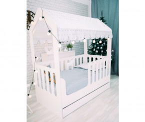 Кровать-домик детская с ящиком 800*1600 (Белый) в Верхней Салде - verhnyaya-salda.mebel-e96.ru