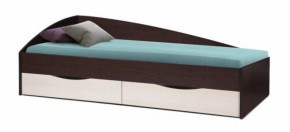 Кровать одинарная Фея - 3 асимметричная 1900х800 (венге) (Олм) в Верхней Салде - verhnyaya-salda.mebel-e96.ru