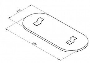 Кровать Соня-4 (700*1600) Дуб Сонома в Верхней Салде - verhnyaya-salda.mebel-e96.ru