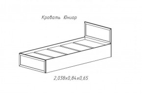 Кровать ЮНИОР (800х2000) (АстридМ) в Верхней Салде - verhnyaya-salda.mebel-e96.ru