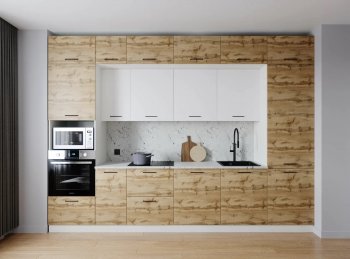 Кухонный гарнитур Лада 3400 мм (Санвут) в Верхней Салде - verhnyaya-salda.mebel-e96.ru