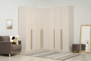 Гардеробная/шкаф 2200*1706 мм Ларго №3 Кашемир (Миф) в Верхней Салде - verhnyaya-salda.mebel-e96.ru