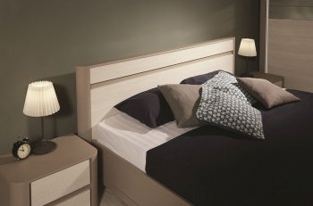 Кровать двуспальная Лацио (СБК) в Верхней Салде - verhnyaya-salda.mebel-e96.ru
