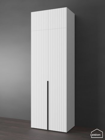 Шкаф с антресолью 800 мм Linnea MHR-2A-2 2450х800х510 (Белый-М 11.1.2) в Верхней Салде - verhnyaya-salda.mebel-e96.ru
