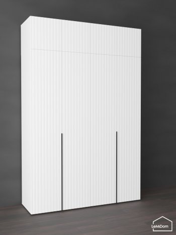 Шкаф с антресолью 1600 мм Linnea MHR-4A-1 2450х1600х510 (Белый-М 11.1.2) в Верхней Салде - verhnyaya-salda.mebel-e96.ru