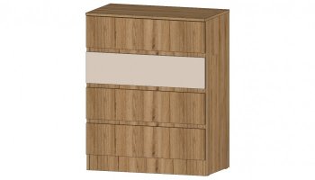 Комод 4 ящика Ленора вотан/Кашемир (Лин) в Верхней Салде - verhnyaya-salda.mebel-e96.ru | фото