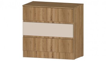 Комод 3 ящика Ленора вотан/Кашемир (Лин) в Верхней Салде - verhnyaya-salda.mebel-e96.ru | фото