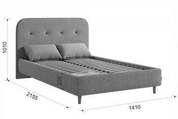 Кровать с основанием Лео 120х200 см (Мебельсон) в Верхней Салде - verhnyaya-salda.mebel-e96.ru