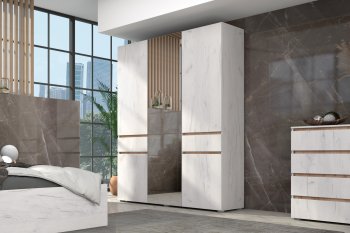 Шкаф 1600 мм Лиана золотой (Зарон) в Верхней Салде - verhnyaya-salda.mebel-e96.ru