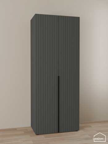 Шкаф Linnea MHR-2 2050х800х510 (Графит-М 11.1.25) в Верхней Салде - verhnyaya-salda.mebel-e96.ru