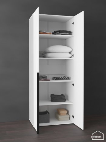 Шкаф Linnea MHR-2-2 2050х800х510 (Белый-М 11.1.1) в Верхней Салде - verhnyaya-salda.mebel-e96.ru