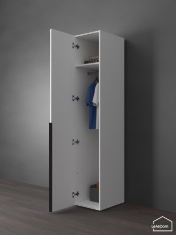 Шкаф Linnea MHR-1 2050х400х510 (Белый-М 11.1.2) в Верхней Салде - verhnyaya-salda.mebel-e96.ru