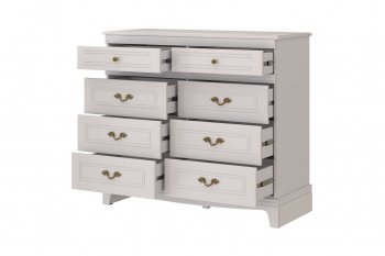 Комод 8 ящиков Лорето, льняной (БМ) в Верхней Салде - verhnyaya-salda.mebel-e96.ru