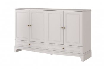 Комод 4 двери 2ящ. Лорето, льняной (БМ) в Верхней Салде - verhnyaya-salda.mebel-e96.ru | фото