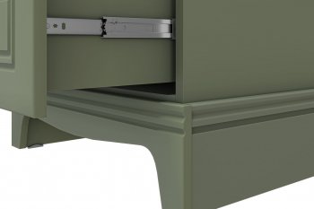 Комод 5 ящиков Лорето зеленый самшит (БМ) в Верхней Салде - verhnyaya-salda.mebel-e96.ru