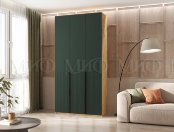 Шкаф 1200 мм Марвэл крафт/грин (Миф) в Верхней Салде - verhnyaya-salda.mebel-e96.ru