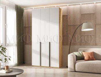 Шкаф 1200 мм Марвэл крафт/белый (Миф) в Верхней Салде - verhnyaya-salda.mebel-e96.ru