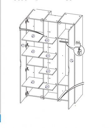 Шкаф Мика СБ-3273 (СП) в Верхней Салде - verhnyaya-salda.mebel-e96.ru