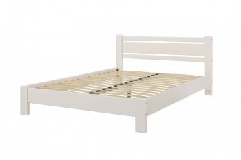 Кровать из массива Милс льняной (БМ) в Верхней Салде - verhnyaya-salda.mebel-e96.ru