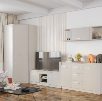 Стенка Монако Кашемир комп.2 (модульная) (БТС) в Верхней Салде - verhnyaya-salda.mebel-e96.ru