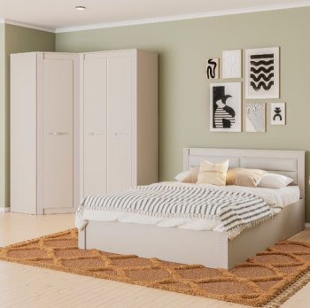 Спальный гарнитур Монако Кашемир (модульный) (БТС) в Верхней Салде - verhnyaya-salda.mebel-e96.ru