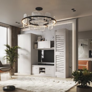 Стенка Монако Кашемир комп.3 (модульная) (БТС) в Верхней Салде - verhnyaya-salda.mebel-e96.ru