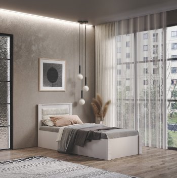 Кровать Монако КР-17 кашемир (БТС) в Верхней Салде - verhnyaya-salda.mebel-e96.ru